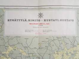 Merikartta Saaristomeri Rymättylä-Rimito - Kustavi-Gustavs 1:50 000 ( järjestelmä A ) takana myös Innamo -Pärnainen, katso kuvista tarkempi sisältö
