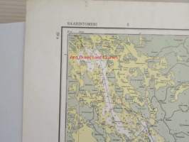 Merikartta Saaristomeri Rymättylä-Rimito - Kustavi-Gustavs 1:50 000 ( järjestelmä A ) takana myös Innamo -Pärnainen, katso kuvista tarkempi sisältö