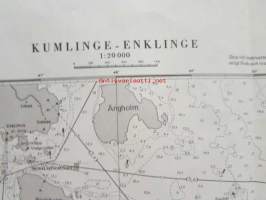 Veneilykartta Ahvenanmaan saaristo - Kumlinge - Lypertö 1:50 000 ( järjestelmä A ) takana myös Kumlinge - Enklinge ja Lypertö, katso kuvista tarkempi sisältö