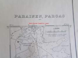 Veneilykartta Turun saaristo - Turku-Åbo - Kemiö kanaali-Kimito Kanal 1:54 768, katso kuvista tarkempi sisältö