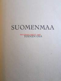 Suomenmaa Ahvenanmaan lääni II Maantieteellistaloudellinen ja historiallinen tietokirja, Lisäksi aakkosellinen hakemisto ja kartta, katso kuvista sisältö tarkemmin.