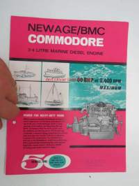 Nevage / BMC Commodore 3,4 Litre Marine Diesel Engine -venemoottorin myyntiesite