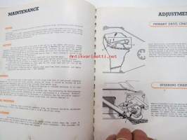 Jones KL 10-6 operating instructions -nosturin käyttöohjekirja englanniksi