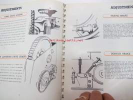 Jones KL 10-6 operating instructions -nosturin käyttöohjekirja englanniksi