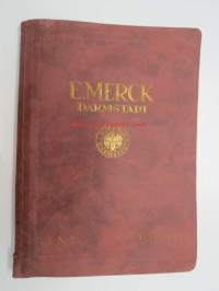 E. Merck, Darmstadt, 1932 Mai - I Präparate für Analyse, Mikroskopie usw. II Chemicalien, Präparate usw. III Mineralien und Sammlungen -reagensseja, kemikaaleja