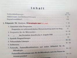 E. Merck, Darmstadt, 1932 Mai - I Präparate für Analyse, Mikroskopie usw. II Chemicalien, Präparate usw. III Mineralien und Sammlungen -reagensseja, kemikaaleja