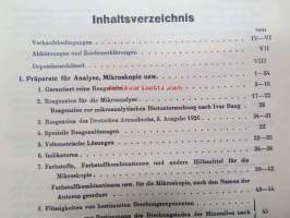 E. Merck, Darmstadt, 1934 Mai - I Präparate für Analyse, Mikroskopie usw. II Chemicalien, Präparate usw. III Mineralien und Sammlungen -reagensseja, kemikaaleja