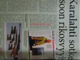 Alibi 2008 nr 1 -mm. Kai Salomaan kohtalo ratkeaa, Romani ammuttiin tanssilavalla, Veera puukotti kihlattuaan, 70-vuotias surmasi vaimonsa vasaralla, Syytön istui