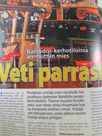 Alibi 2008 nr 4 -mm. Näin suojaat kotisi, Karkauspäivä Vantaan vankilassa, Uhri tapettiin taksimaksun takia?, Äiti surmasi kole lastaan, Orivedeltä löytyi