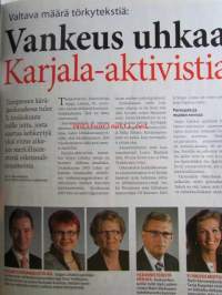 Alibi 2008 nr 5 -mm. HIV-tartuttaja Aki Hakkarainen, "Vedin kurkun auki" viinapullon tähden, Seppo Lehto vankeus uhkaa Karjala-aktivistia, Suomalaismies murhattiin