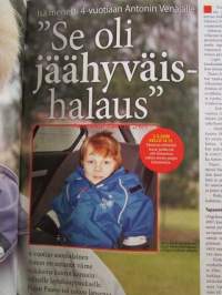 Alibi 2008 nr 5 -mm. HIV-tartuttaja Aki Hakkarainen, "Vedin kurkun auki" viinapullon tähden, Seppo Lehto vankeus uhkaa Karjala-aktivistia, Suomalaismies murhattiin