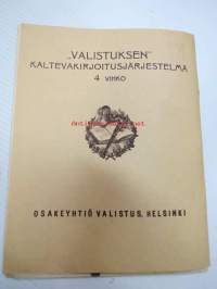 Valistuksen Kaltevakirjoitusjärjestelmä 4.