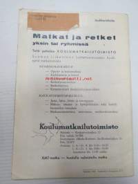 Koulumatkailutoimisto - Opintoretket 1965 -esite