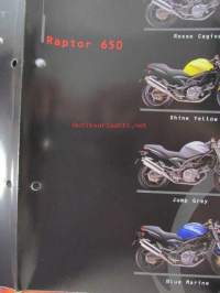 Cagiva 2002  - Moottoripyörämallisto myyntiesite