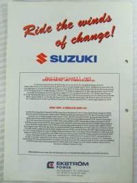 Suzuki luettelo 1998 - Moottoripyörämallisto myyntiesite