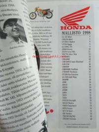 Honda 1998 - Moottoripyörämallisto myyntiesite