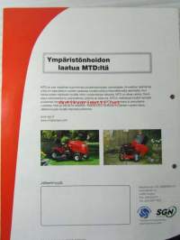 MTD tuoteluettelo - myyntiesite
