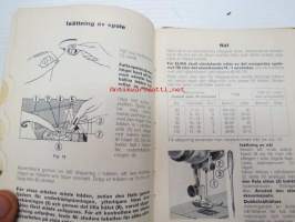 Elna Transforma symaskin bruksanvisning -Elna ompelukoneen käyttöohjekirja ruotsiksi