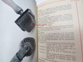 Polyester Handbook 1957 -muovin / lasikuidun voittolulun alkutaipaleen kirja, jossa selostetaan teknisiä ominaisuuksia, työstettävyyttä, muotoilua jne.,
