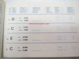 Mercedes-Benz Service Booklet / Huoltolipukevihko