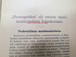 Suuri maailmanmullistus - uskonnollissävytteinen pamfletti I Maailmansodan syistä ja seurauksista sekä seuraavien koettelusten ennakointia