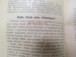 Suuri maailmanmullistus - uskonnollissävytteinen pamfletti I Maailmansodan syistä ja seurauksista sekä seuraavien koettelusten ennakointia