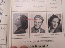 Porin Teatteri - Ohjelma 1955-1956 Yrjö Soini - Vanha Taulu