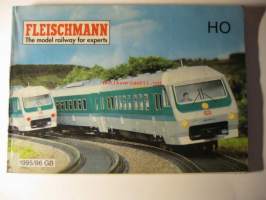 Fleischmann H0 The model railway for expers 1995/96 GB - tuoteluettelo