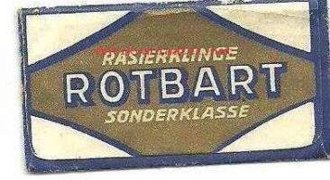 Rotbart Sonderklasse - partateräkääre sisällä partaterä