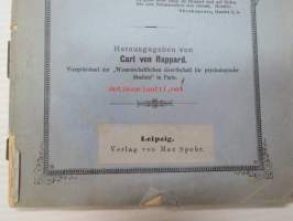 Der Spiritismus und sein Programm dargelegt von einem Deutschen -1880-luvun saksankielinen kirja tuolloin suuressa muodissa olleesta spritismistä, ohjeita sen