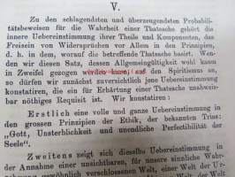 Der Spiritismus und sein Programm dargelegt von einem Deutschen -1880-luvun saksankielinen kirja tuolloin suuressa muodissa olleesta spritismistä, ohjeita sen