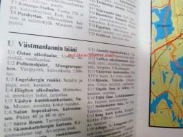 Keski-Ruotsi -retkeilykartta