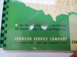 Johnson Automatic Temperature and Humidity Control for Heating-Cooling, Ventilating, Air conditioning, Industrial Processing - Condensed Catalog -automatisoitu