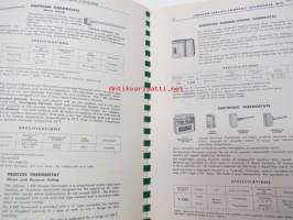 Johnson Automatic Temperature and Humidity Control for Heating-Cooling, Ventilating, Air conditioning, Industrial Processing - Condensed Catalog -automatisoitu