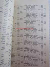 Turun kunnalisverotuksessa v. 1958 verotettujen luettelo y.m. - Förtecning över de vid kommunaltaxeringen i Åbo år 1958 beskattade m.m.