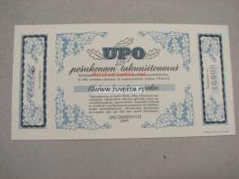 Upo pesukoneen takuusitoumus