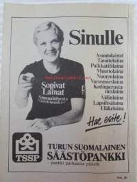 Turun kaupungin kunnallisverokalenteri 1980 vuoden 1979 tuloista