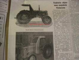 Koneviesti 1956 / 24 -mm. David Brown 2D ja 900, Valmet-traktorin työvälineitä, Ferguson 35 englantilaista traktorinrakennetekniikkaa, Standart Vanguard