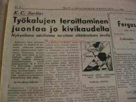 Koneviesti 1956 / 3 -mm. DIpl.ins. Tauno Kartiala Dieselmoottorin polttonesteen syöttölaitteita CAV, Myllynkivetkö pois viralta, Renault 750