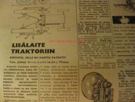 Maaseudun Koneviesti 1956 / 17 sis mm.Yksi ruiskutuspumppuyksikkö monisylinteriseen dieselmoottoriin.Kuivururakenteiden vertailua.Pienteollisuuteen soveltuvista