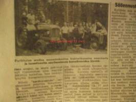 Koneviesti 1956 / 14 -mm. Niiton koneellistaminen, Moskkvist 402 esittelyssä, Maaseudun vedenjakelusta, Polttonesteen säästämisestä.Diesel ruiskuttimen