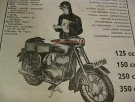 Koneviesti 1956 /5-6 -mm. Lanz-Bulldog diesel D 2416, Ferguson-auto, 1956 Jawa-mainos, Moniteräinen moottorisahaTraktorin vetopyörien luistoa poistava huomattava