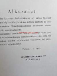 Erikoislaasteja ja -massoja - Haponkestävät sementit, Pretollin massat, Laattalaasti HS, taulukoita.