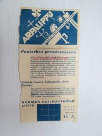 Arpalippu / Suomen Kotipuutarha-liitto nr 83676