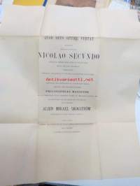 Albin Mikael Skogström / Keisarillinen Aleksanterin-Yliopisto -filosofian maisterin tutkintotodistus