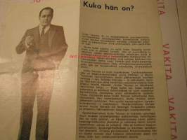 vaalimainos kuka hän on