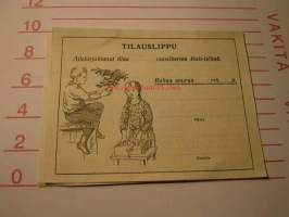 tilauslippu koti-lehti