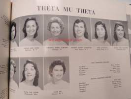Bob Jones University 1961 Vintage &quot;Petimus credimus&quot; -amerikkalaisen, voimakkaasti uskonnollissävytteisen, yliopiston vuosikirja - chi kappa delta sophomores