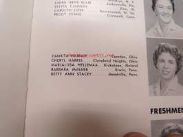 Bob Jones University 1961 Vintage &quot;Petimus credimus&quot; -amerikkalaisen, voimakkaasti uskonnollissävytteisen, yliopiston vuosikirja - chi kappa delta sophomores