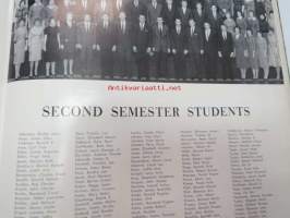 Bob Jones University 1961 Vintage &quot;Petimus credimus&quot; -amerikkalaisen, voimakkaasti uskonnollissävytteisen, yliopiston vuosikirja - chi kappa delta sophomores